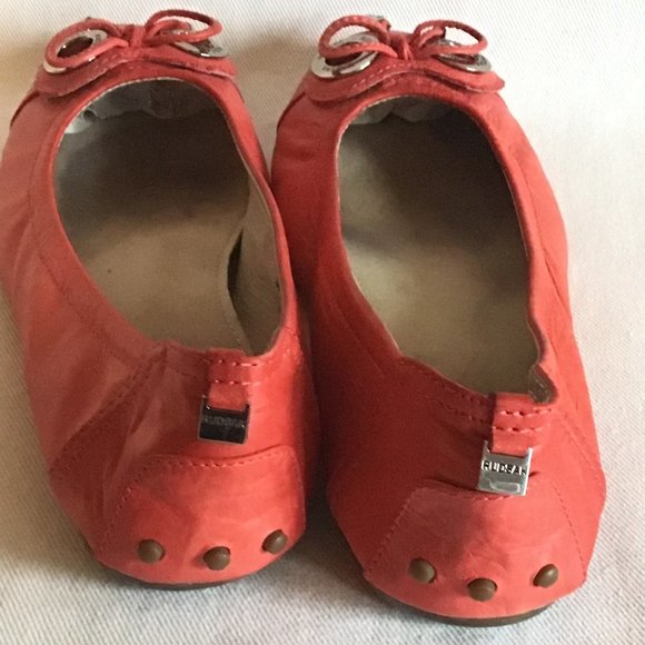 Dark Salmon  Leather Rudsak Flats / Loafers - Picture 3 of 6